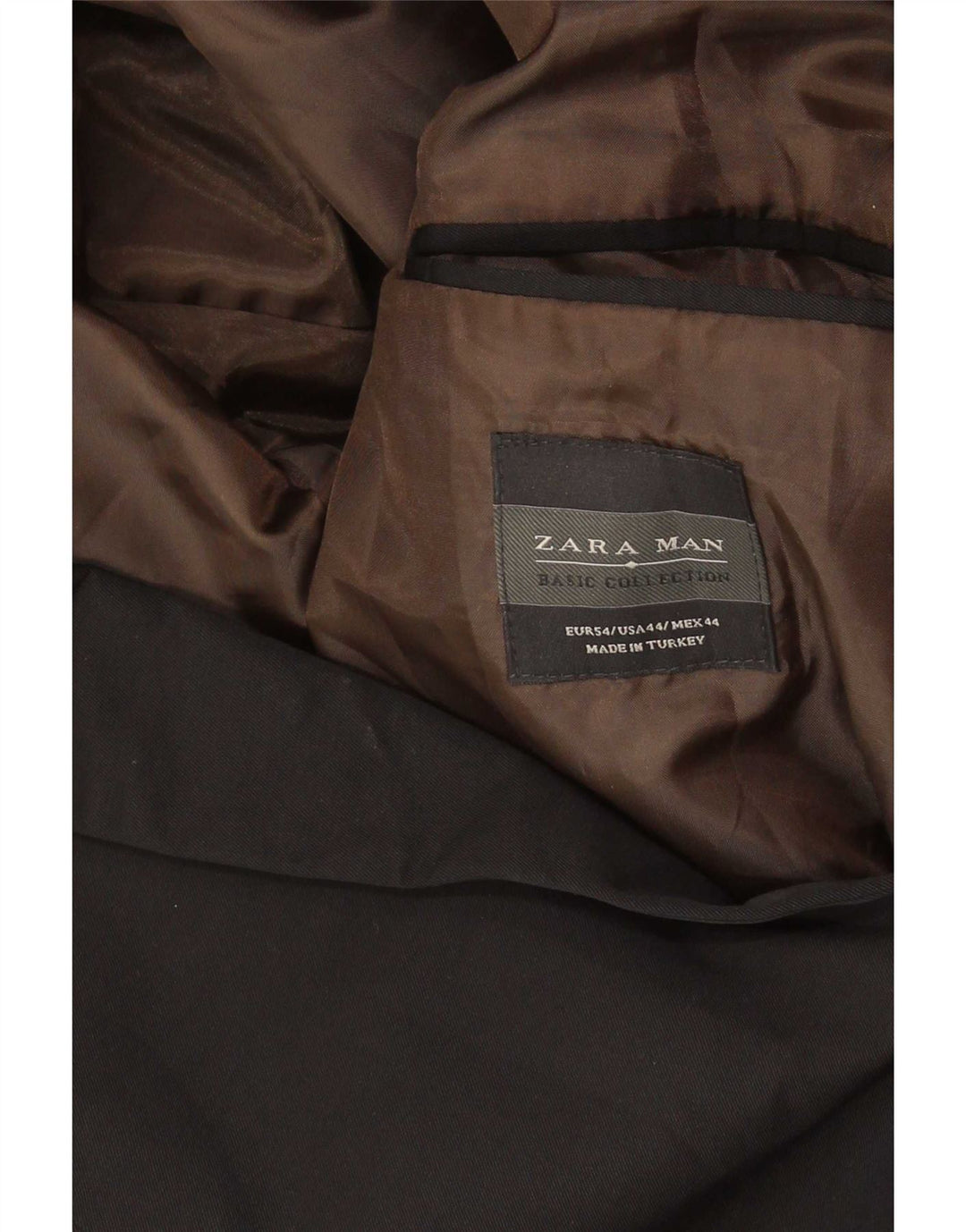 Мужской пиджак Zara на 2 пуговицах EU 54 XL, черный хлопок