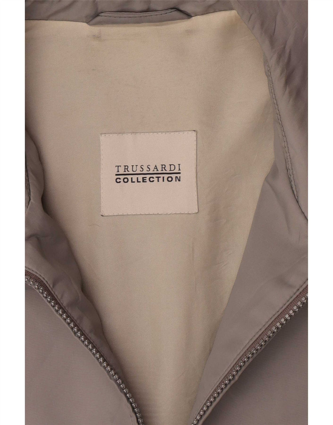 Мужская куртка-бомбер Trussardi IT 52 XL Серая Полиэстер Классика