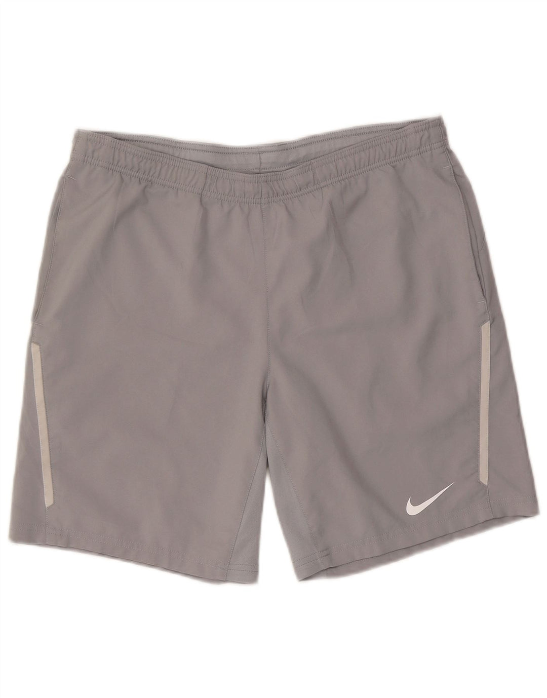 Мужские спортивные шорты Nike Dri Fit среднего серого цвета из полиэстера