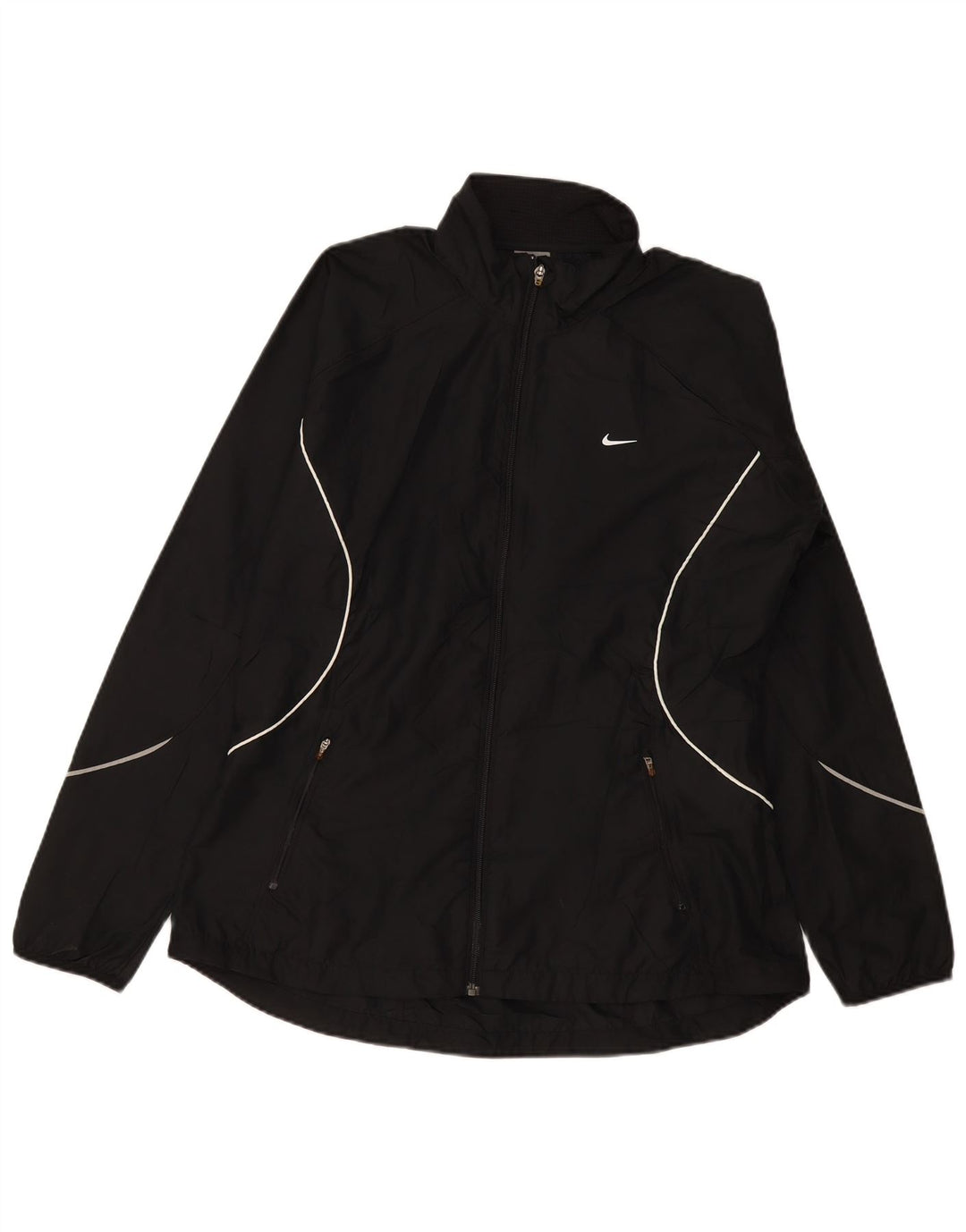 Женская спортивная куртка Nike UK 16/18 XL, черный полиэстер