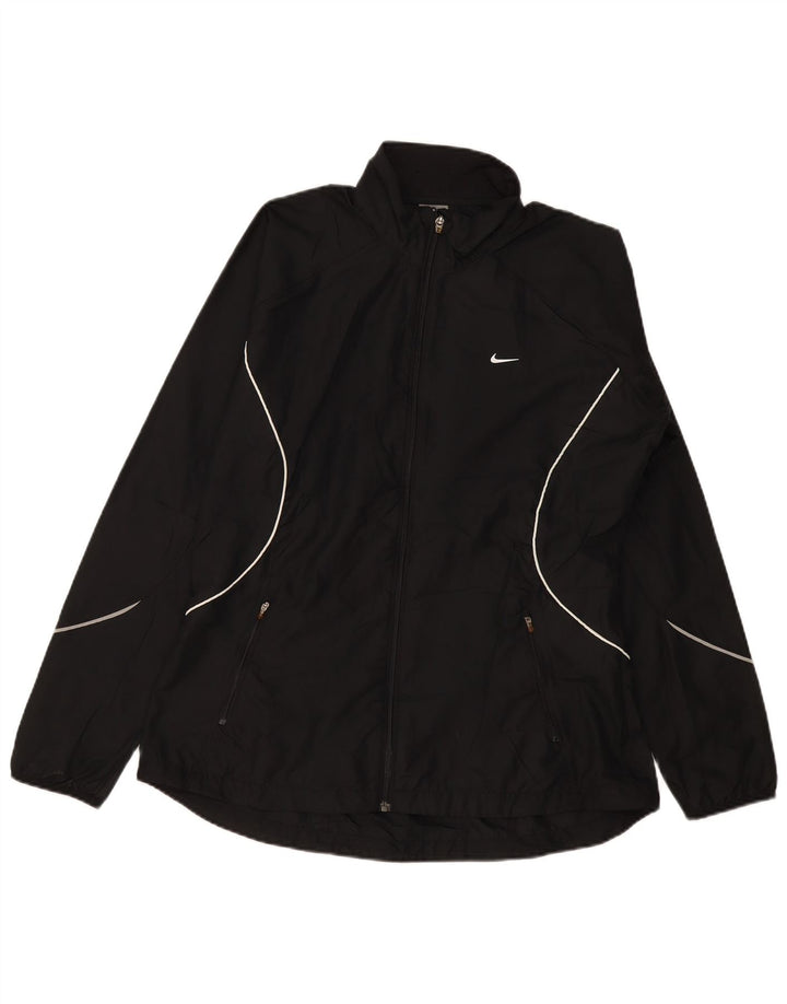 Женская спортивная куртка Nike UK 16/18 XL, черный полиэстер