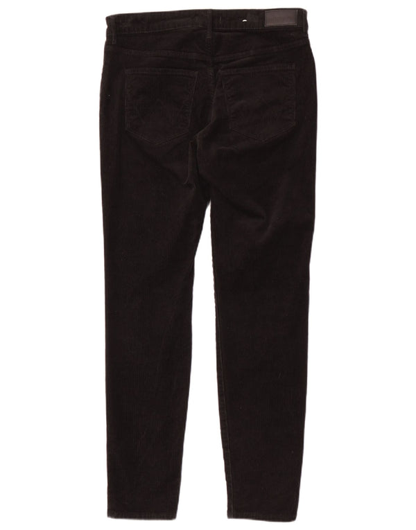 Женские вельветовые брюки скинни Wrangler W29 L30, черный хлопок