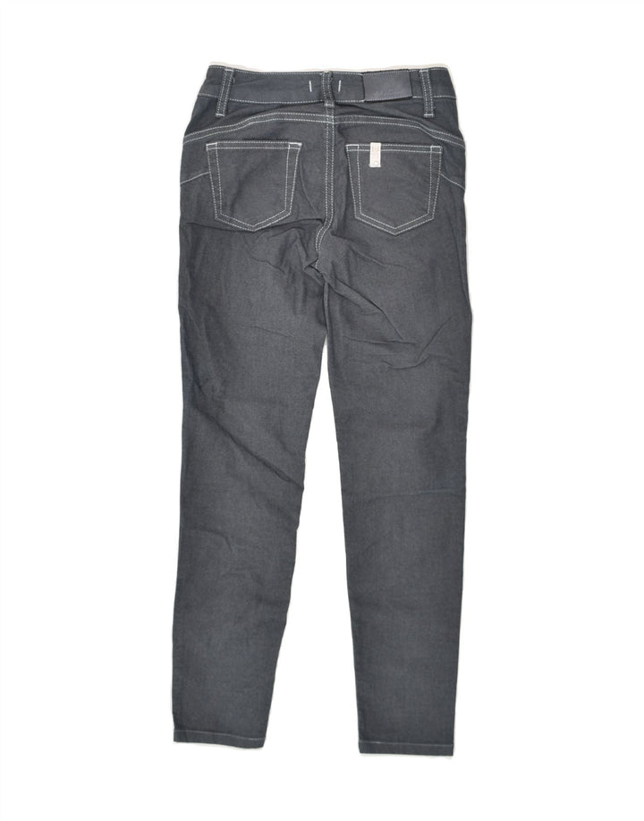 LIU JO Womens Slim Casual Trousers W25 L25 Grey Cotton | Vintage Liu Jo | Thrift | Second-Hand Liu Jo | Used Clothing | Messina Hembry 