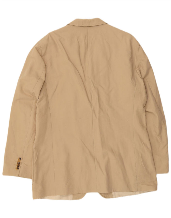 Мужской пиджак с 3 пуговицами HUGO BOSS EU 52 XL, бежевый хлопок