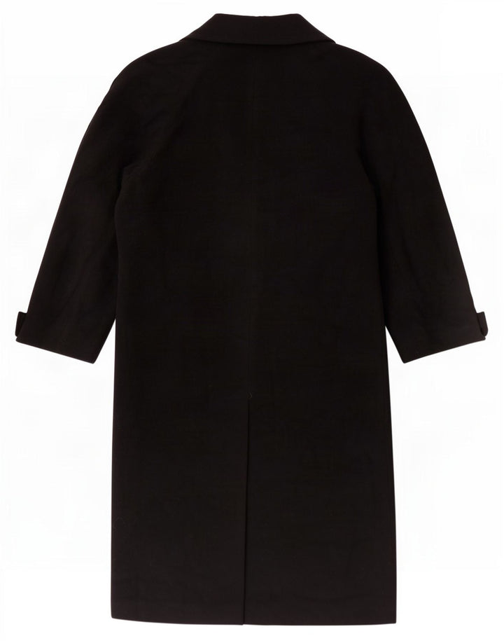 Женское пальто оверсайз Benetton IT 40 Small, черное, шерсть