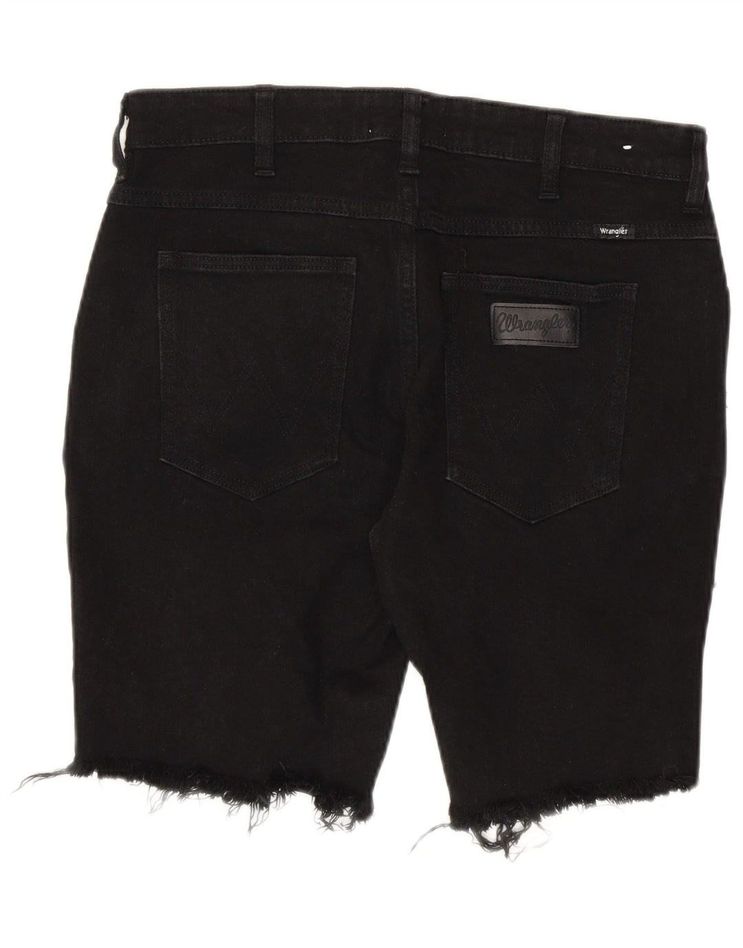 Мужские джинсовые шорты Wrangler W32 среднего размера, черные, хлопковые