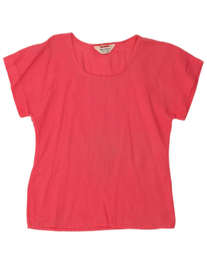Женская блузка Max Mara Top UK 12 Средний Розовый