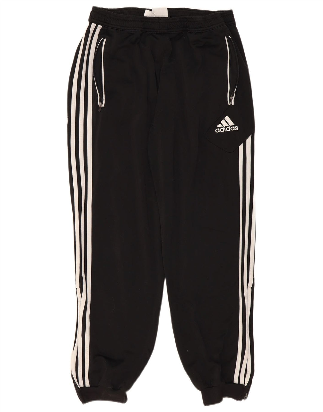 Мужские спортивные брюки Adidas Joggers UK 40/42, средний черный полиэстер