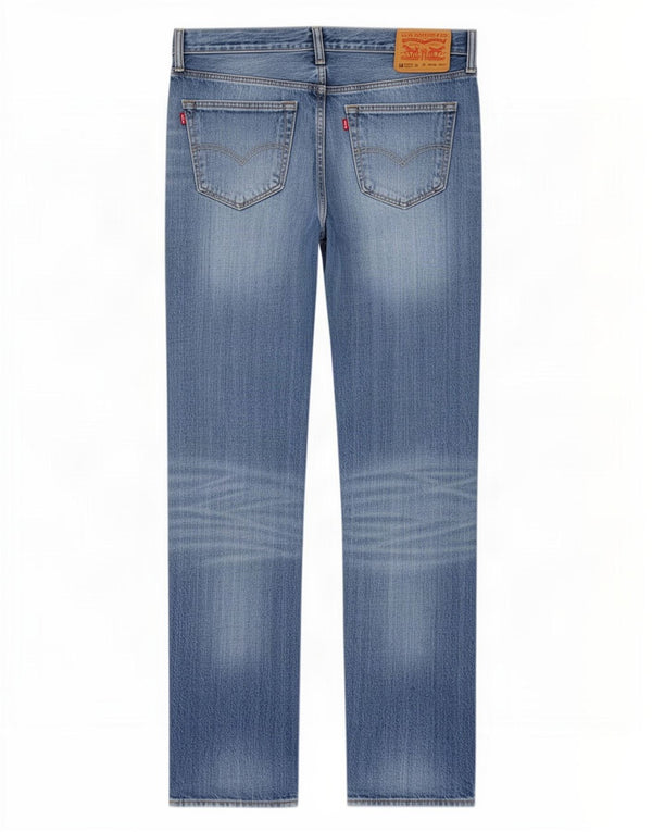 Женские прямые джинсы Levi's 501 W33 L38 синие, хлопок