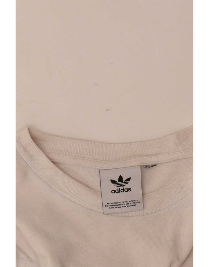 Мужская футболка с рисунком Adidas Top Medium White