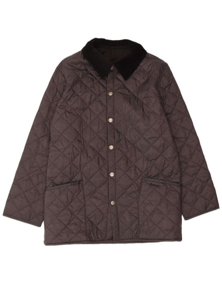 Мужская стеганая куртка свободного кроя Barbour UK 36 маленькая черная из полиамида