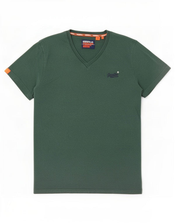 Мужская футболка Superdry Top XL, зеленый хлопок