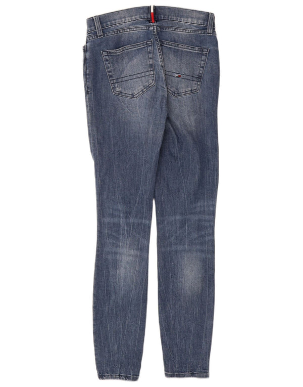 Женские джинсы скинни Tommy Hilfiger с высокой посадкой США 10, большие W26 L29, синие