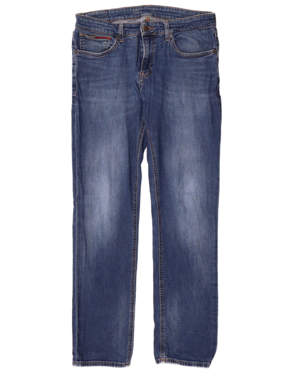 TOMMY HILFIGER Мужские джинсы Scanton Slim W34 L32 Синий хлопок