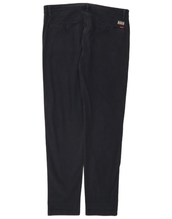 Мужские брюки-чиносы Levi's Standard зауженные W36 L34 Темно-синие хлопковые