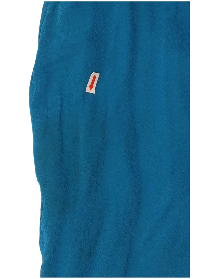 Женское платье трапециевидной формы оверсайз с открытыми плечами Stefanel, США 8, средний синий цвет