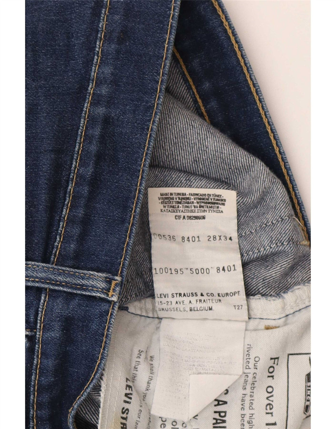 Женские узкие джинсы Levi's W28 L34, темно-синий, хлопок