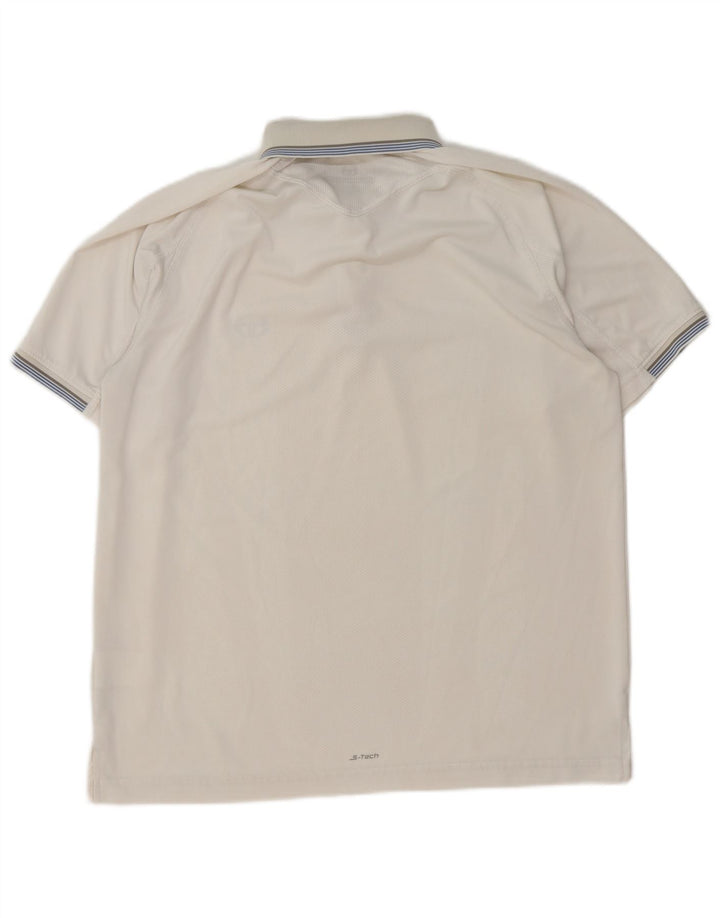 Мужская рубашка-поло Sergio Tacchini XL, белый полиэстер