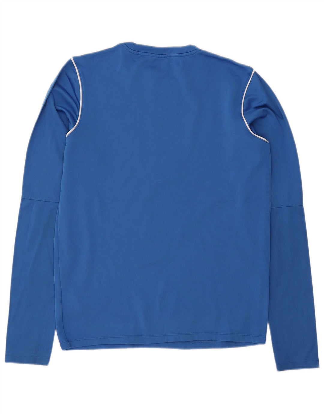 Мужской топ NIKE Dri Fit с длинным рукавом, маленький синий, полиэстер