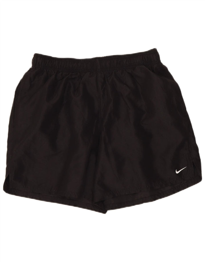 Женские спортивные шорты Nike UK 14, большие черные, полиэстер