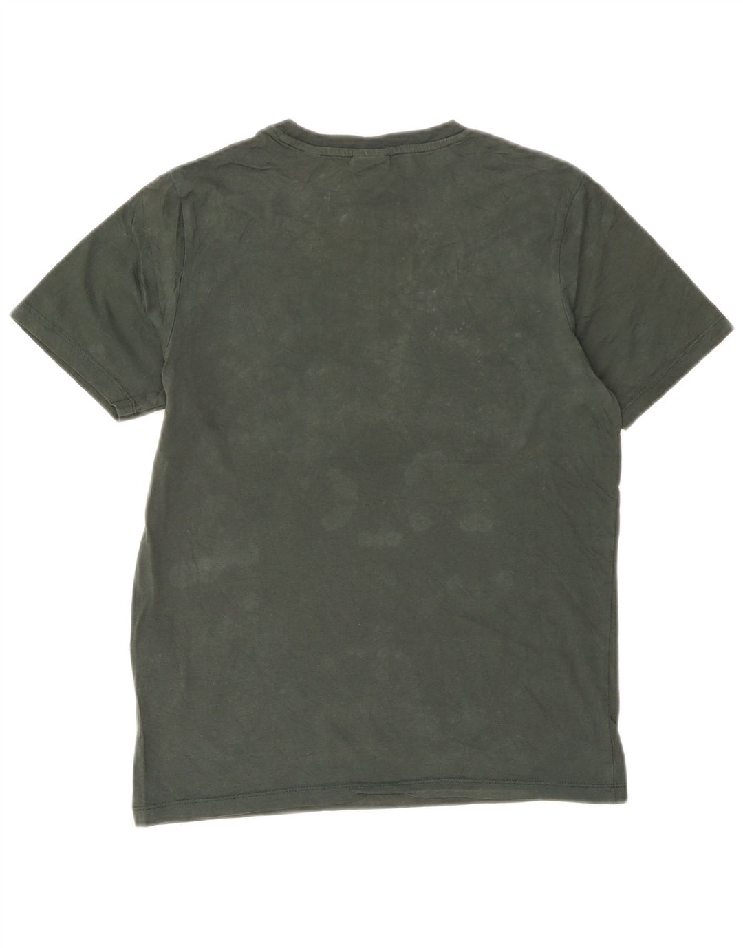 Мужская футболка с рисунком Jack & Jones, хлопковый топ среднего зеленого цвета