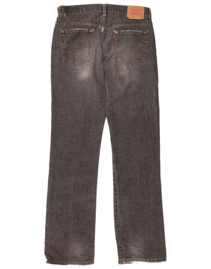 Женские прямые джинсы Levi's 505 с потертостями, США 6, средние W30 L32, серые