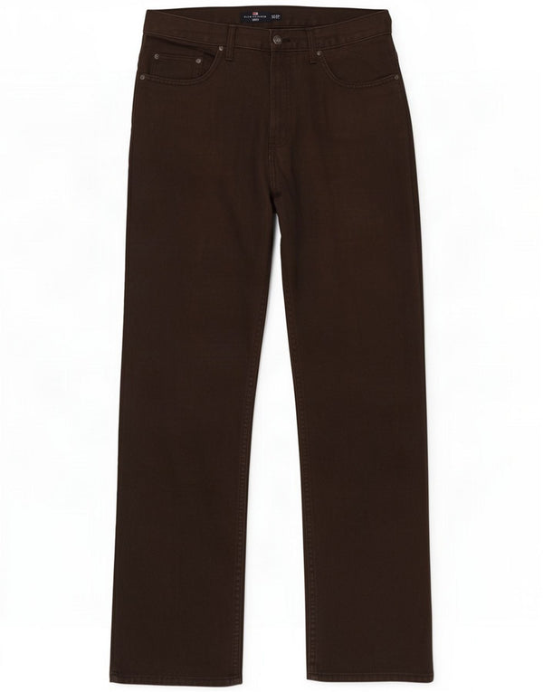 Мужские прямые джинсы Marks & Spencer Blue Harbor W32 L31, коричневый хлопок