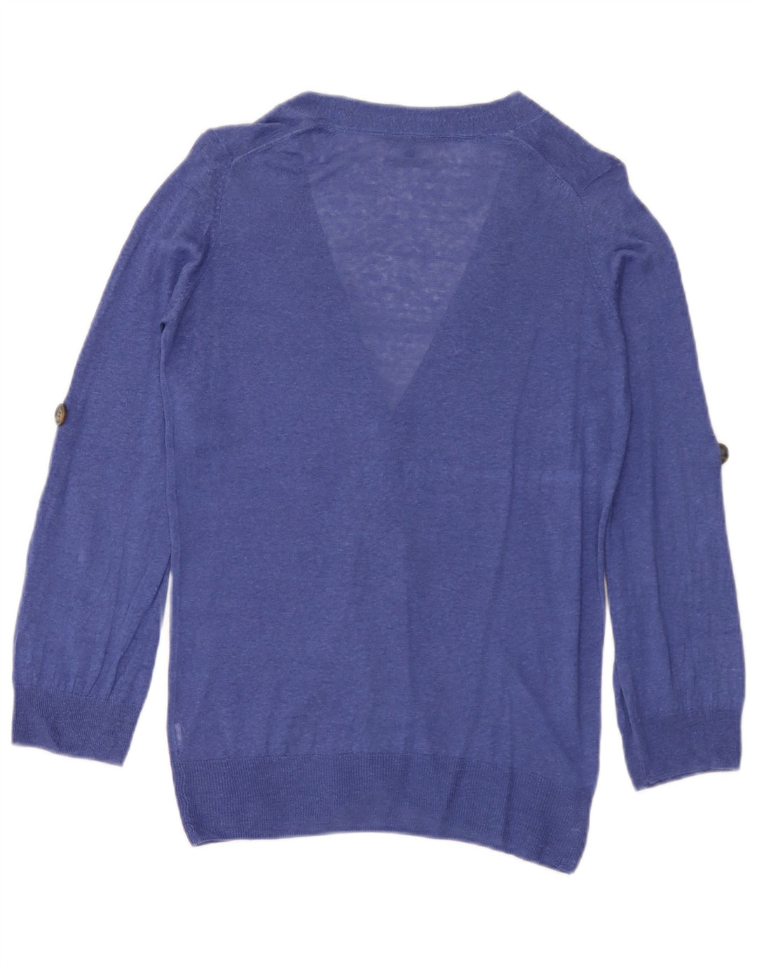 Женский кардиган Massimo Dutti UK 12, средний синий лен