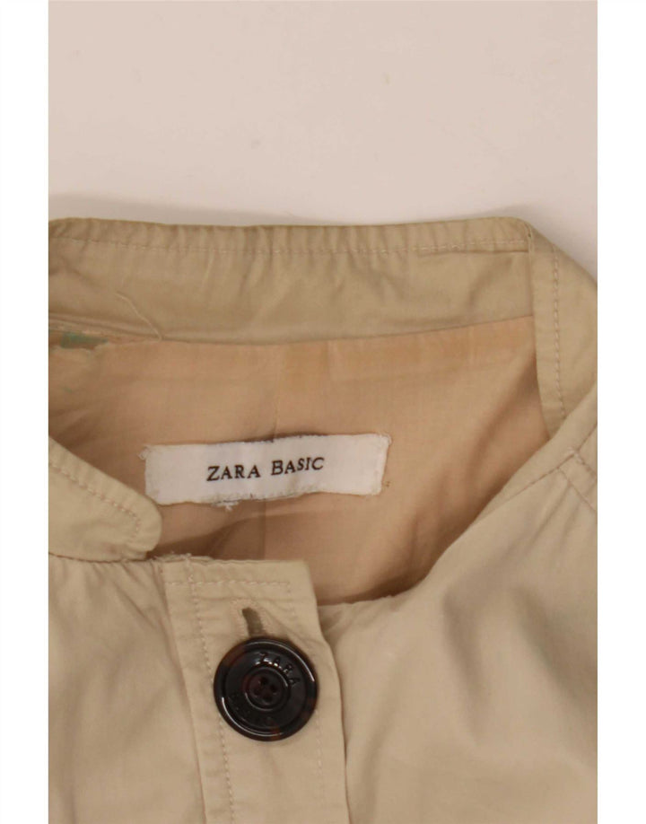 Женская куртка Zara UK 14, средний бежевый