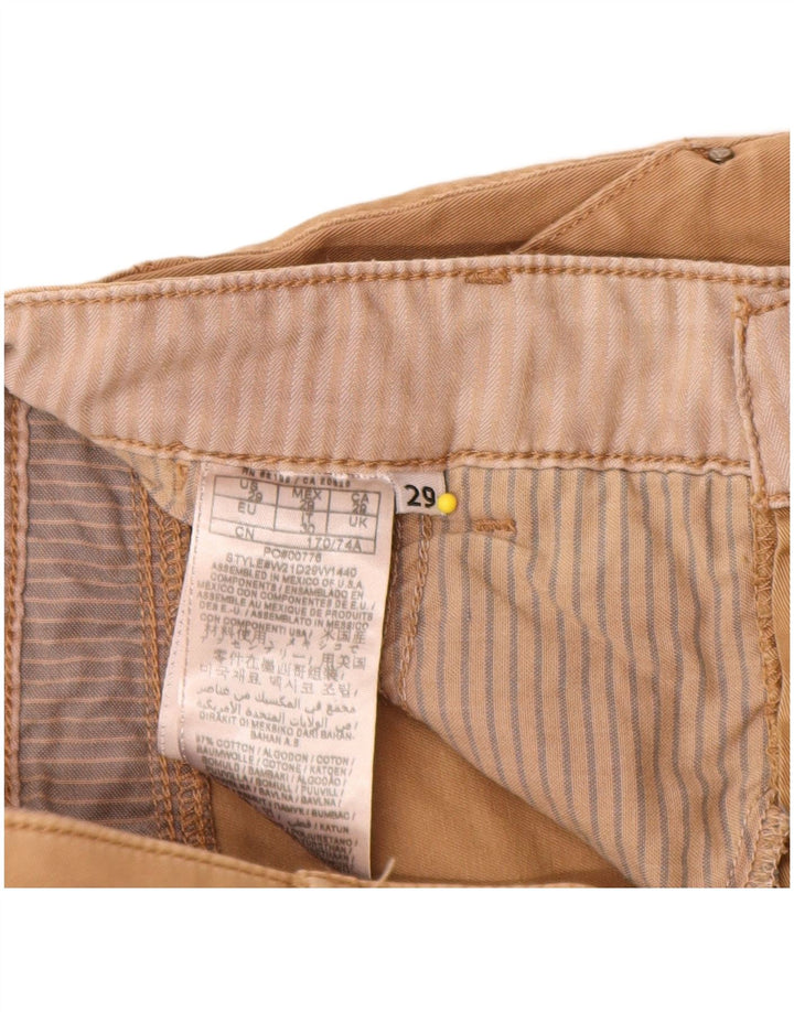 Guess Женская мини-юбка W29, средний бежевый хлопок