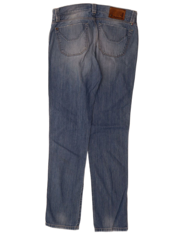 Женские узкие джинсы Jeckerson W31 L33 синие, хлопок