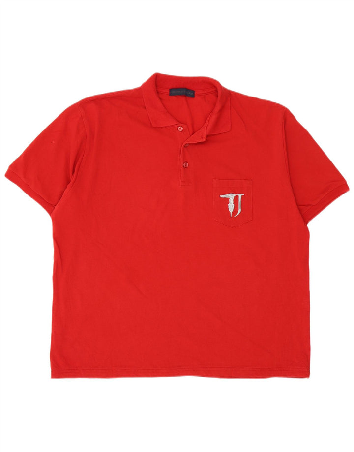 Мужская рубашка поло Trussardi Jeans XL красная
