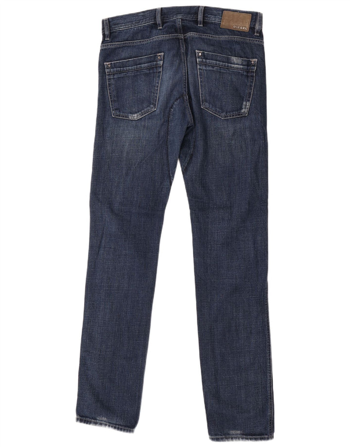 Мужские зауженные джинсы Diesel Thaye W31 L34, синий хлопок