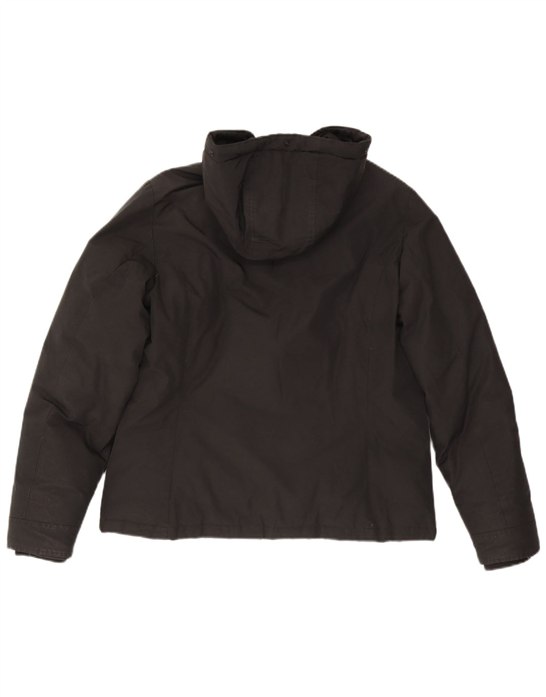 Женская объемная стеганая куртка Woolrich с капюшоном UK 18 XL, черный хлопок
