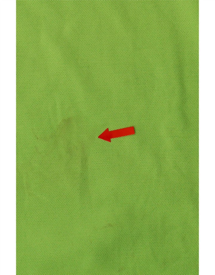 DIADORA Mens Polo Shirt IT 48 Medium Green Cotton Vintage Diadora and Second-Hand Diadora from Messina Hembry 