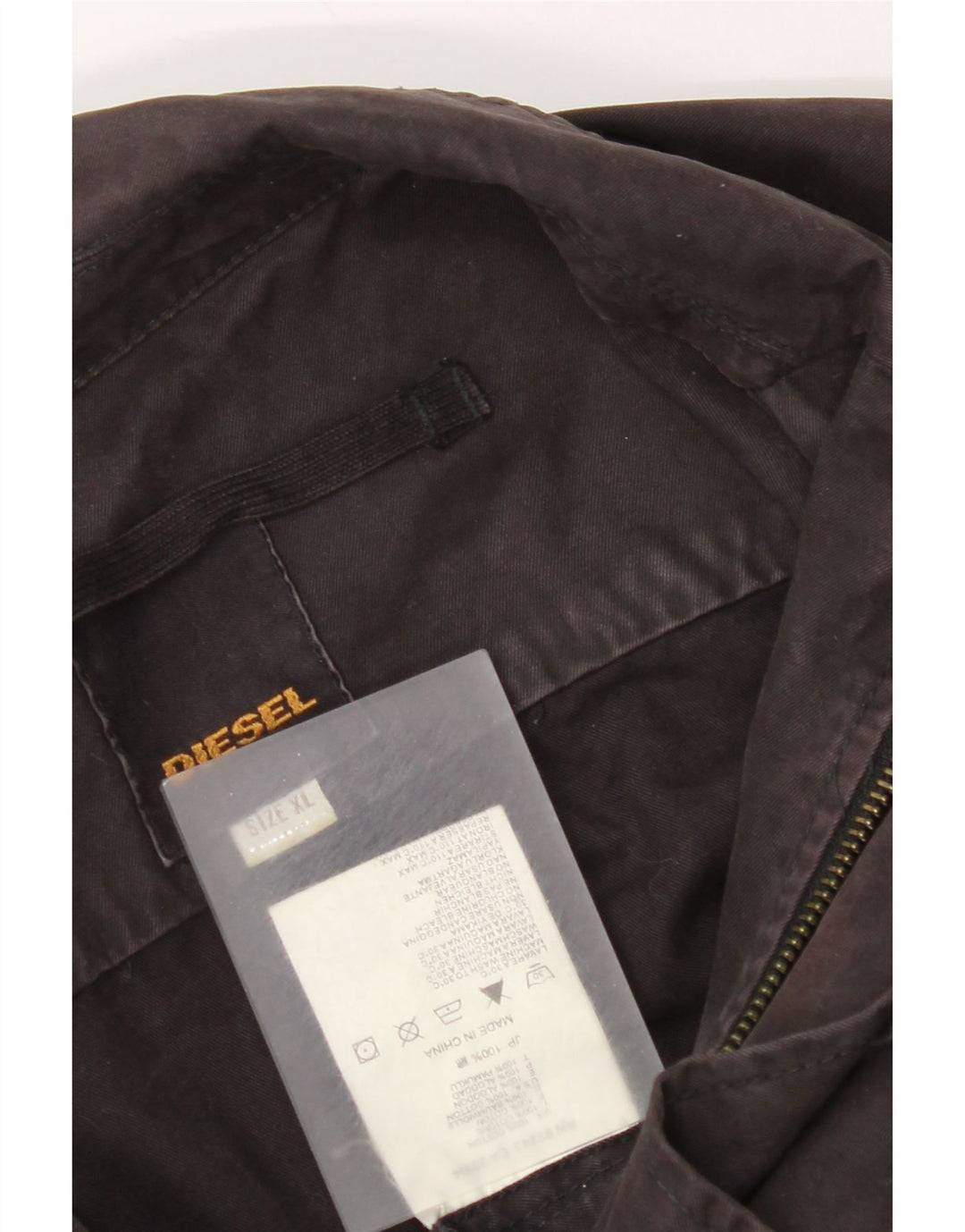 Женская куртка Diesel UK 18 XL, черный хлопок