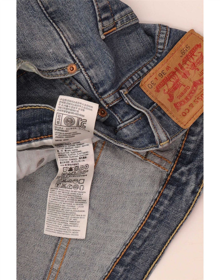 Мужские джинсовые шорты Levi's 559 W36, большие синие, хлопок