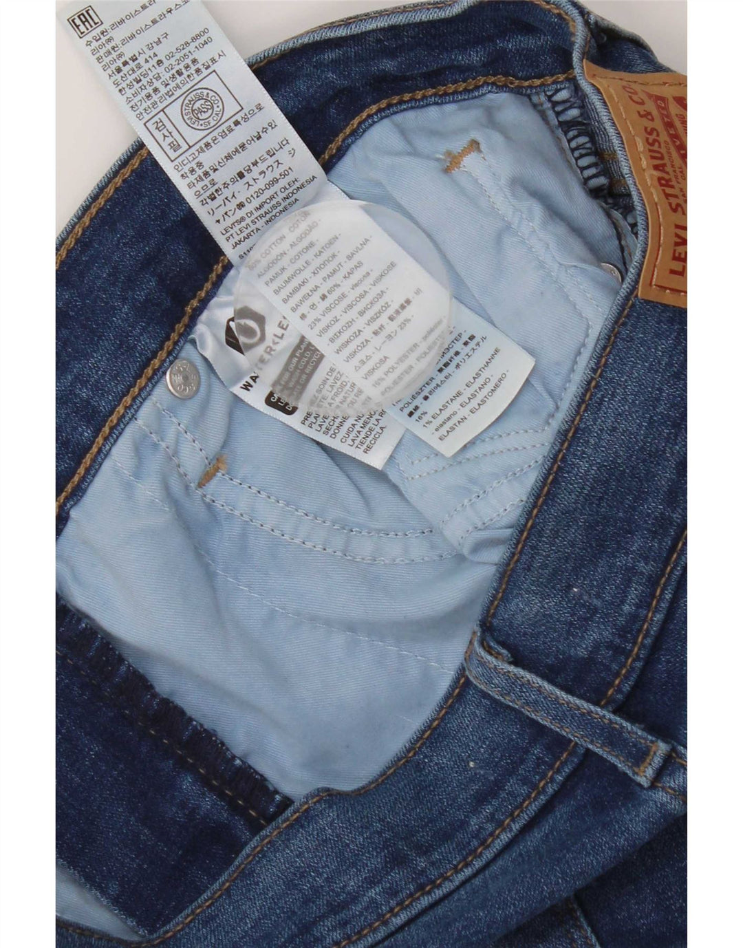 Женские джинсы Levi's 312 Shaping Slim W28 L30, синий хлопок