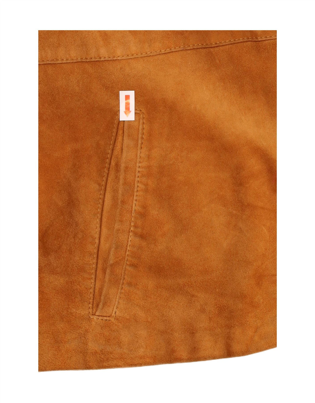 Винтажный женский замшевый пиджак на двух пуговицах (Великобритания), 8, маленький, бежевый