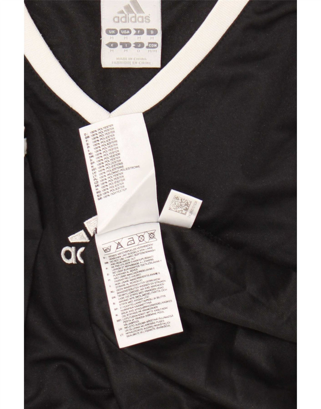 Мужская футболка Adidas Top Medium Black Polyester