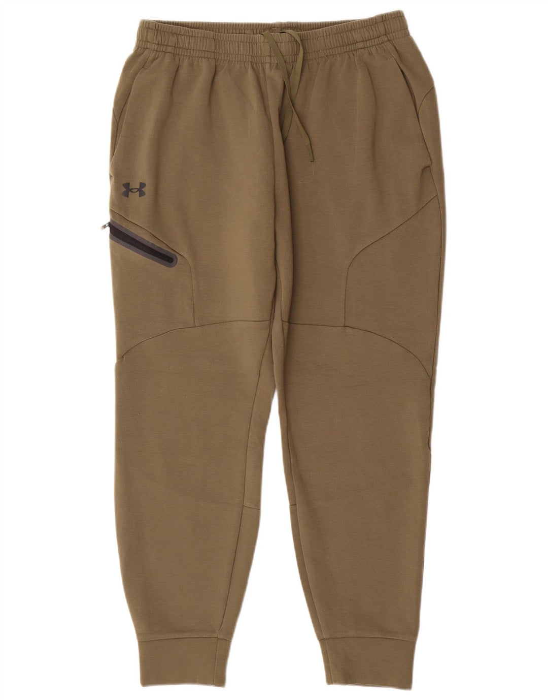 Мужские спортивные брюки Under Armour, джоггеры, большой размер, цвет хаки, полиэстер