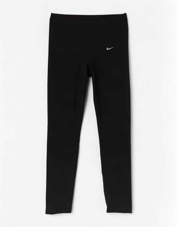 Женские леггинсы Nike UK 10/12, средний черный полиэстер