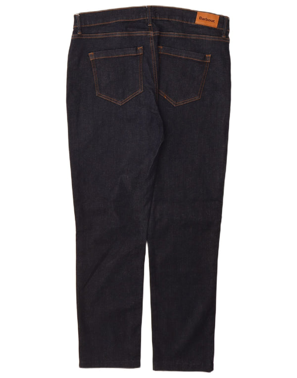Женские прямые джинсы BARBOUR UK 18 XL W34 L28 Темно-синие, хлопок
