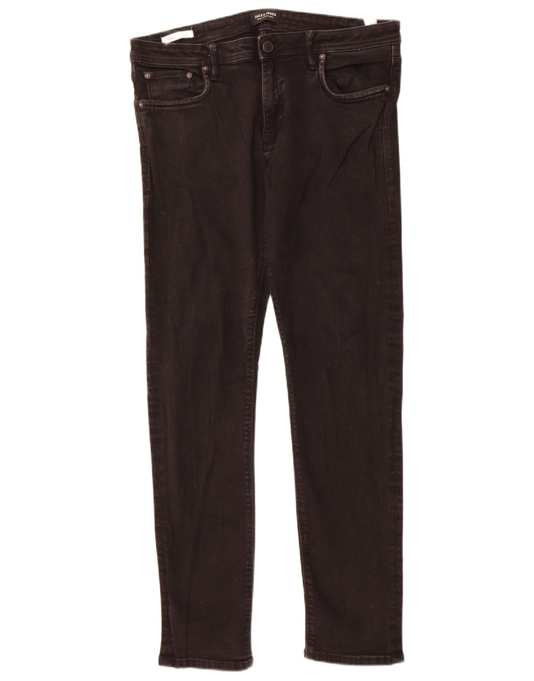 Мужские джинсы GLENN Slim W34 L32 Jack & Jones, черный хлопок