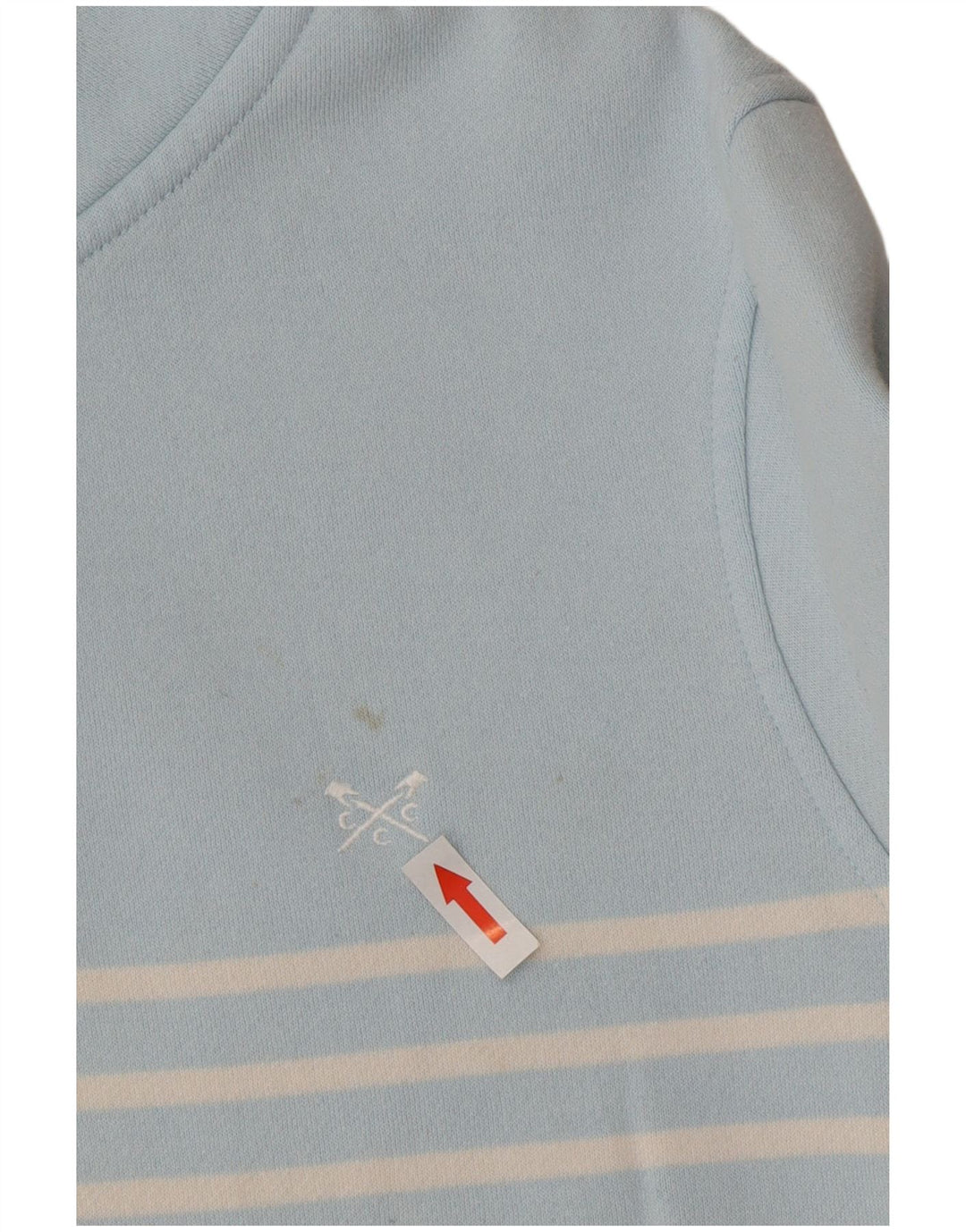 Женский свитер Crew Clothing, джемпер UK 12, средний синий в полоску