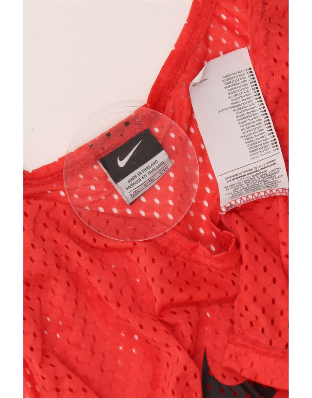 Мужской жилет с рисунком Nike, большой красный полиэстер