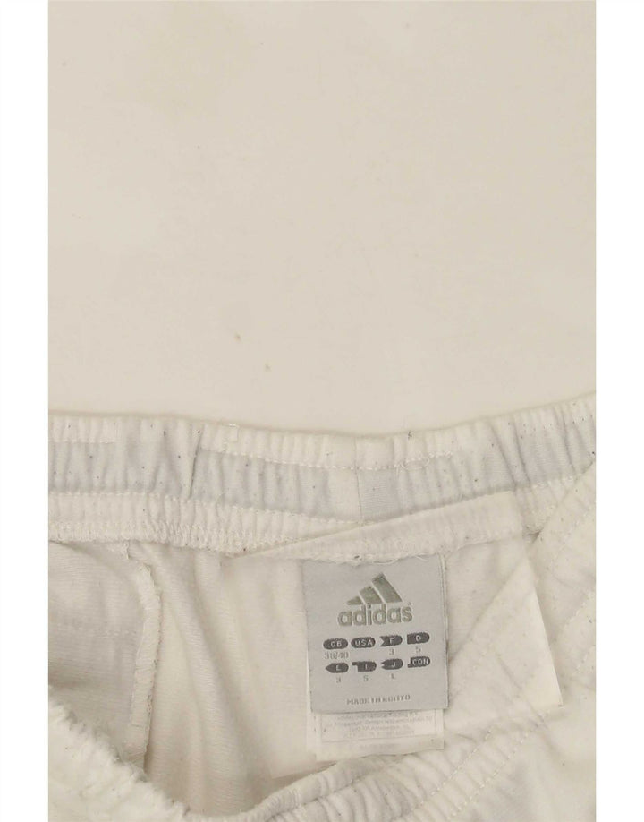 Мужские спортивные брюки Adidas UK 38/40, средний белый полиэстер
