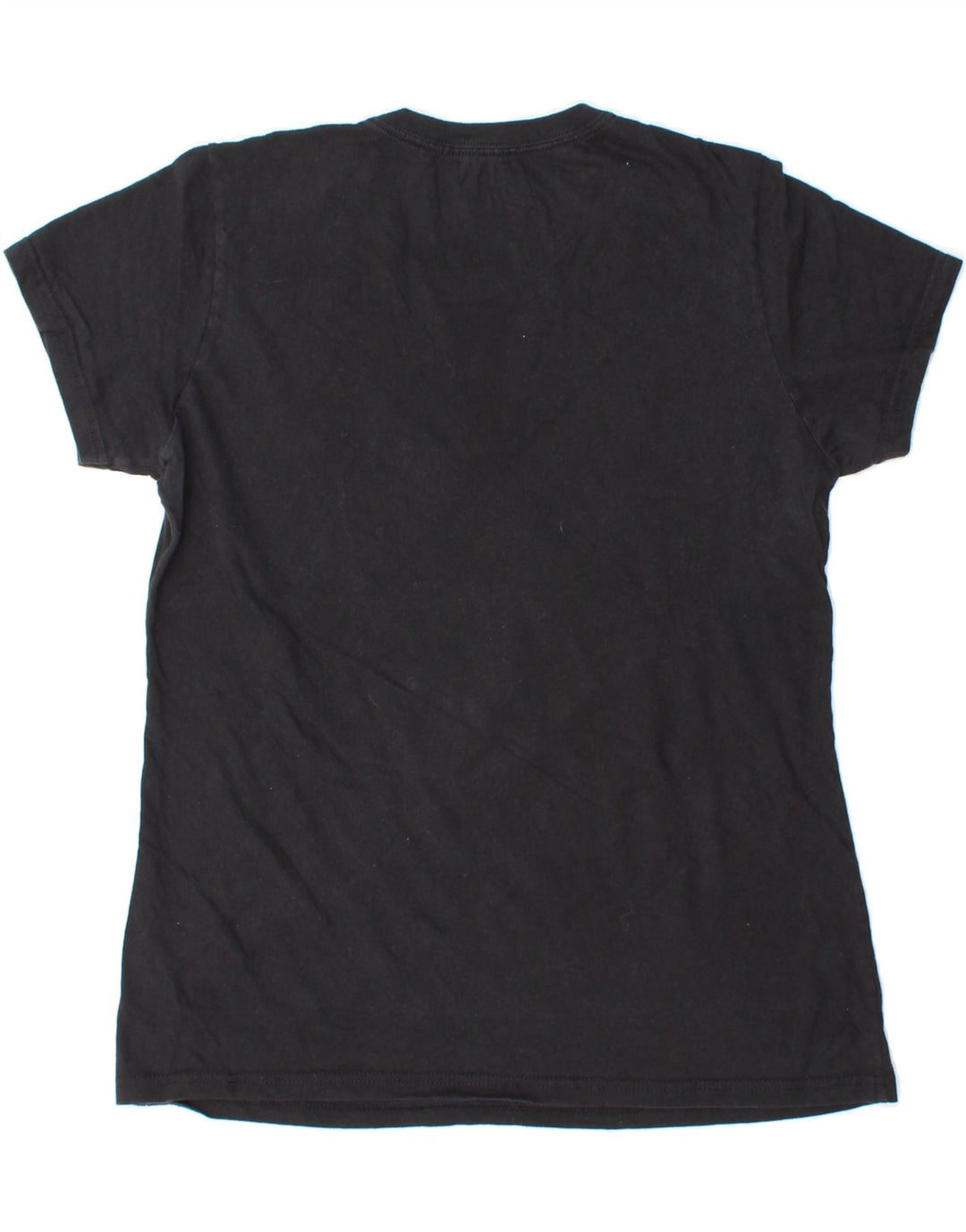 ADIDAS Womens Graphic T-Shirt Top UK 14 Medium Black Vintage Adidas and Second-Hand Adidas from Messina Hembry 