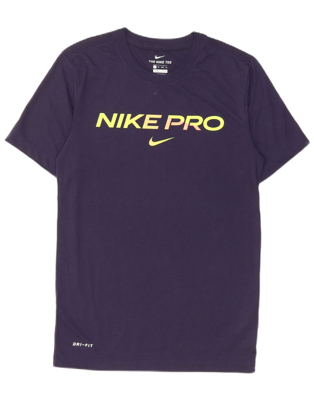 Мужская футболка с рисунком NIKE Dri Fit Top XS, темно-синий полиэстер