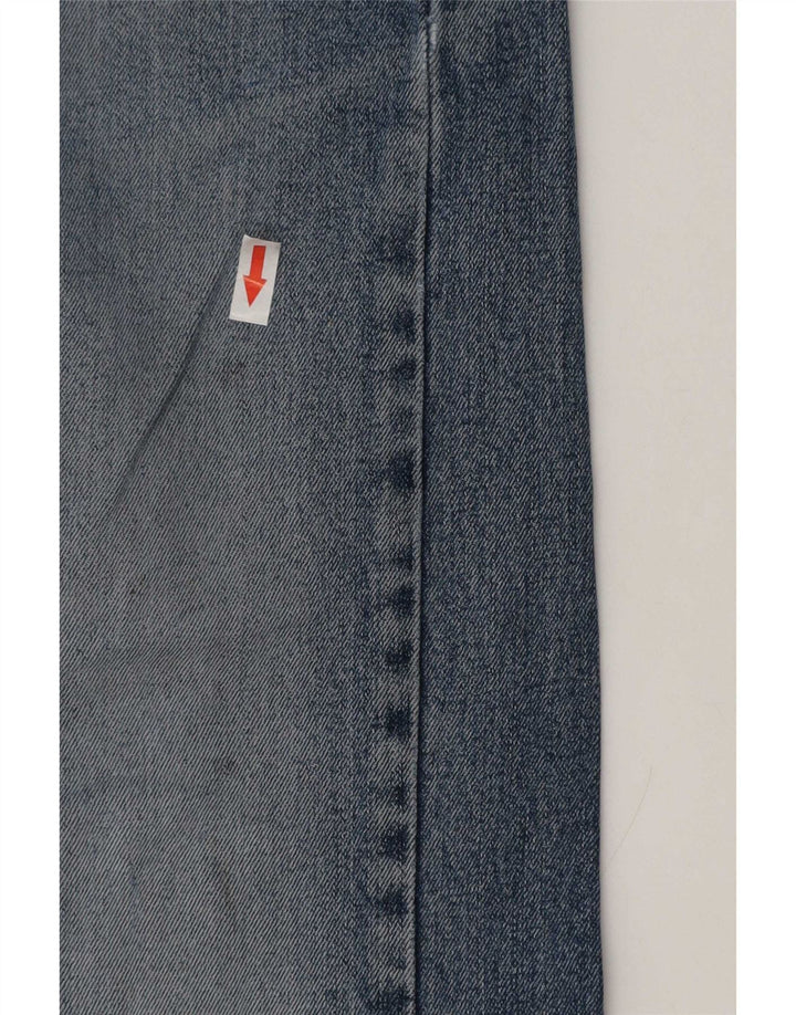 Мужские прямые джинсы Levi's 505 Regular W34 L30 синие, хлопок